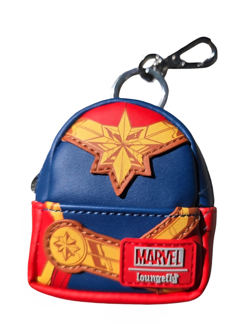 NWOT Marvel Loungefly CAPTAIN MARVEL Keychain Avengers Mini Backpack Charm